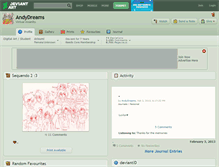 Tablet Screenshot of andydreams.deviantart.com