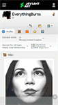 Mobile Screenshot of everythingburns.deviantart.com