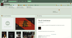 Desktop Screenshot of drextreme.deviantart.com