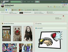Tablet Screenshot of kniteschaed.deviantart.com