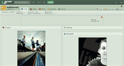 Desktop Screenshot of matthewnet.deviantart.com