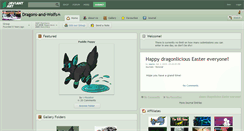 Desktop Screenshot of dragons-and-wolfs.deviantart.com