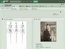 Tablet Screenshot of empyrean.deviantart.com