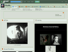 Tablet Screenshot of folata.deviantart.com