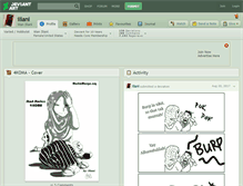 Tablet Screenshot of iliani.deviantart.com