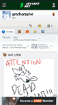 Mobile Screenshot of amrhorselvr.deviantart.com