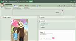 Desktop Screenshot of cookiimonster.deviantart.com