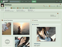 Tablet Screenshot of nikkikisses.deviantart.com