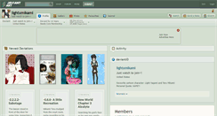Desktop Screenshot of lightxmikami.deviantart.com