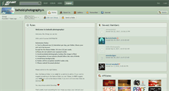 Desktop Screenshot of behold-photography.deviantart.com