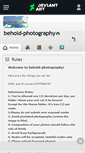 Mobile Screenshot of behold-photography.deviantart.com