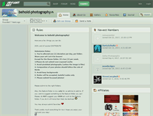 Tablet Screenshot of behold-photography.deviantart.com