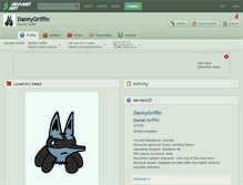 Tablet Screenshot of dannygriffin.deviantart.com