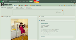 Desktop Screenshot of happythawts.deviantart.com
