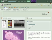 Tablet Screenshot of minimamente.deviantart.com