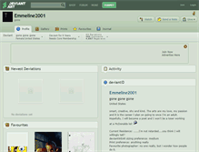 Tablet Screenshot of emmeline2001.deviantart.com