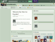 Tablet Screenshot of lyriumburned.deviantart.com