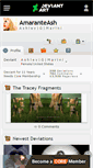 Mobile Screenshot of amaranteash.deviantart.com