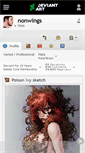 Mobile Screenshot of nonwings.deviantart.com
