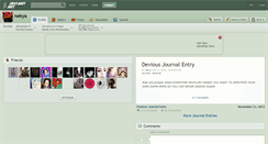 Desktop Screenshot of nekya.deviantart.com
