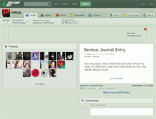 Tablet Screenshot of nekya.deviantart.com
