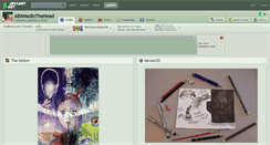 Desktop Screenshot of abitmadinthehead.deviantart.com