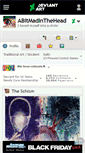 Mobile Screenshot of abitmadinthehead.deviantart.com