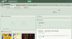 Desktop Screenshot of nimfabebe.deviantart.com