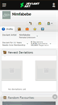 Mobile Screenshot of nimfabebe.deviantart.com