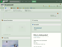 Tablet Screenshot of itsjustaname.deviantart.com