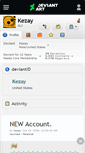 Mobile Screenshot of kezay.deviantart.com