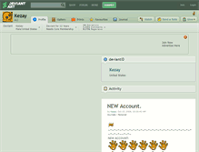 Tablet Screenshot of kezay.deviantart.com