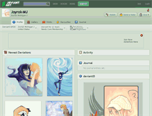 Tablet Screenshot of joyrok-mj.deviantart.com