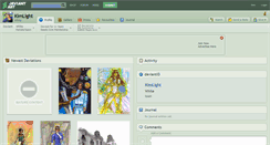 Desktop Screenshot of kimlight.deviantart.com