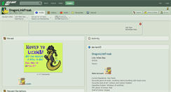 Desktop Screenshot of dragonlinkfreak.deviantart.com