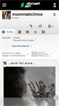 Mobile Screenshot of insomniaticonice.deviantart.com
