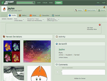 Tablet Screenshot of jayloo.deviantart.com