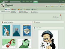 Tablet Screenshot of drfaustusau.deviantart.com