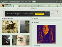 Tablet Screenshot of kkp71408.deviantart.com