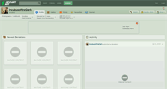 Desktop Screenshot of incubusofthedark.deviantart.com