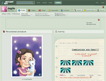 Tablet Screenshot of degdie.deviantart.com