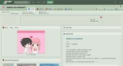 Desktop Screenshot of mahou-no-omamori.deviantart.com