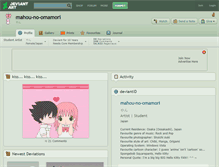 Tablet Screenshot of mahou-no-omamori.deviantart.com