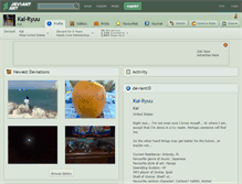 Tablet Screenshot of kai-ryuu.deviantart.com
