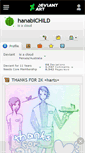 Mobile Screenshot of hanabichild.deviantart.com