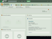 Tablet Screenshot of hroovitnir.deviantart.com