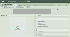 Desktop Screenshot of magnoliatiffany.deviantart.com