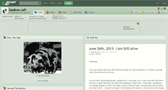 Desktop Screenshot of daabree-jeff.deviantart.com