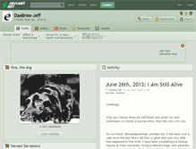 Tablet Screenshot of daabree-jeff.deviantart.com