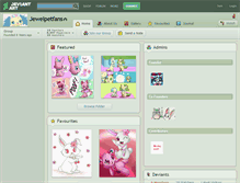 Tablet Screenshot of jewelpetfans.deviantart.com